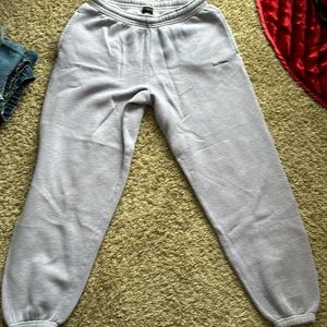 Its Frans purple sweatpants